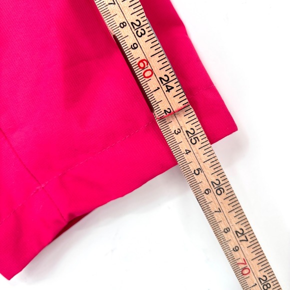 Nuage AtmoDry Hooded Rain Jacket Sz XL Pink Waterproof Long Breathable Bright - Picture 15 of 15
